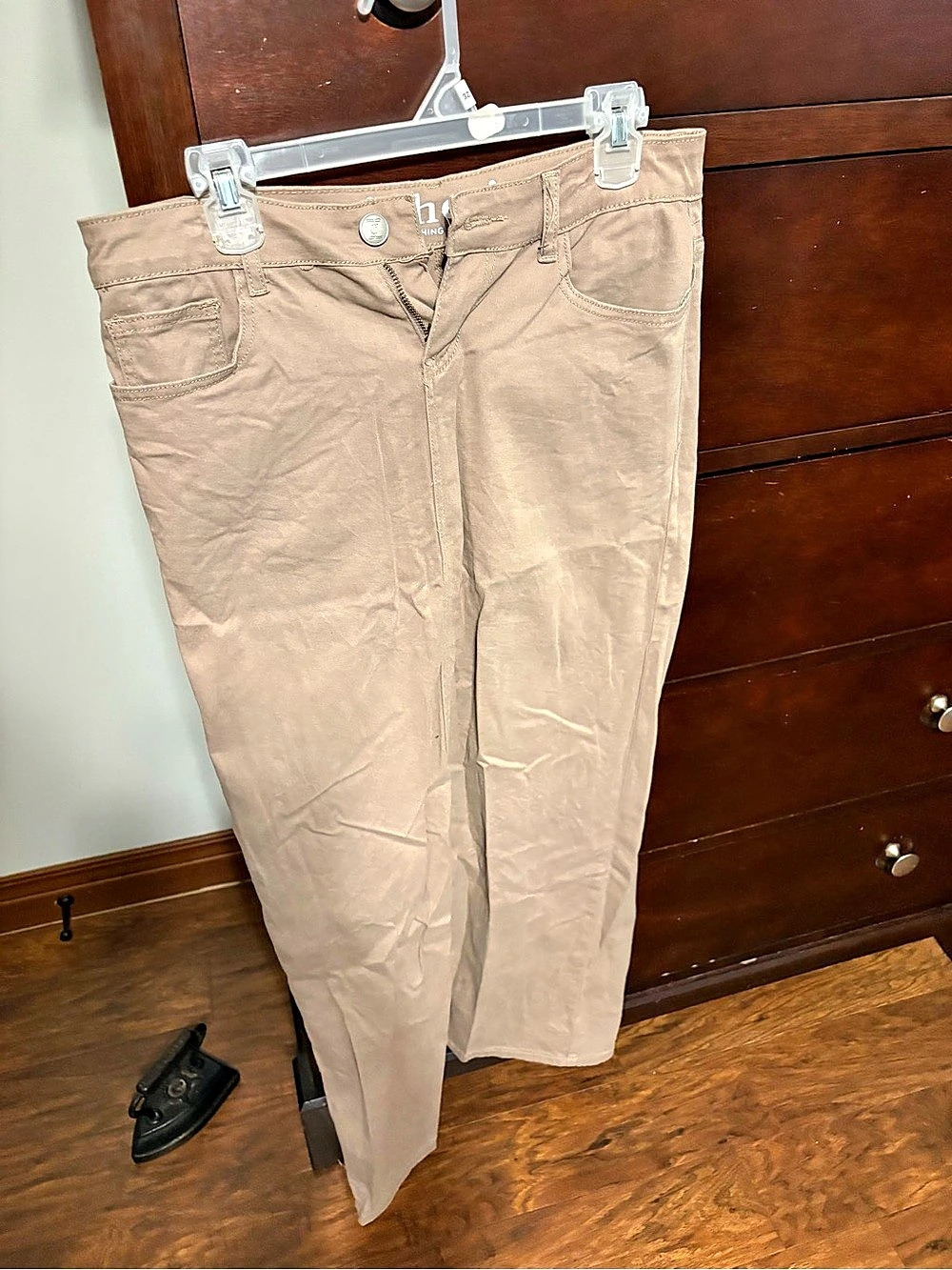 Inherit Stella Straight Leg Cotton Pants in Brown Like New